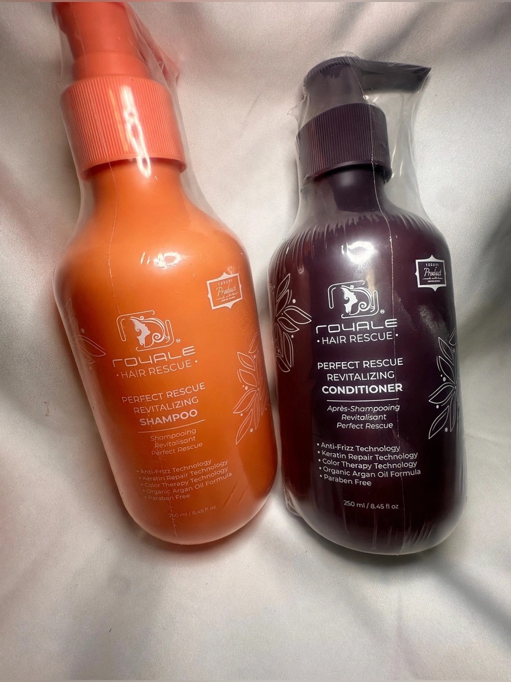 **Royale Hair Rescue Perfect Rescue Revitalizing Shampoo & Conditioner Set | New